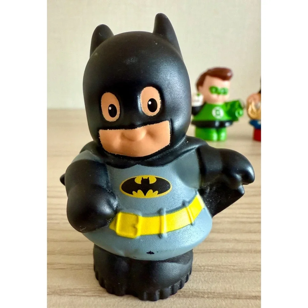 Little People Superheros- Batman, Batgirl, Joker, Wonder Woman, Green Lantern